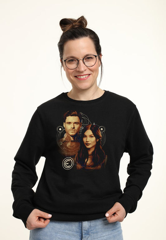 Henry Tiger MARVEL: ETERNALS SERSI AND IKARIS - Sweatshirt - Black