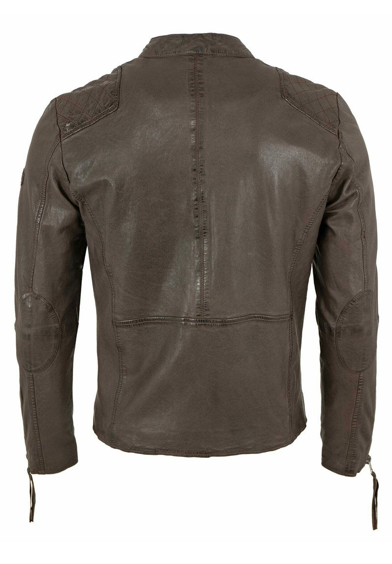  LETO - Lederjacke - Braun