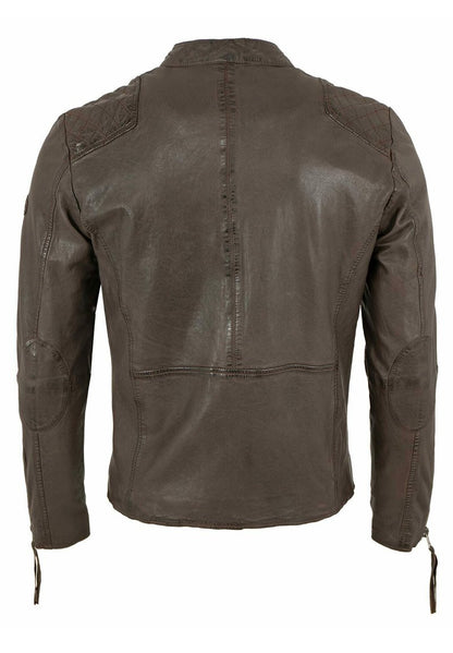  LETO - Lederjacke - Braun