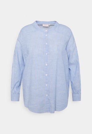 ONLY CARMAKOMA CARSEMA FALLOW LIFE SHIRT - Bluse - Light Blue Denim