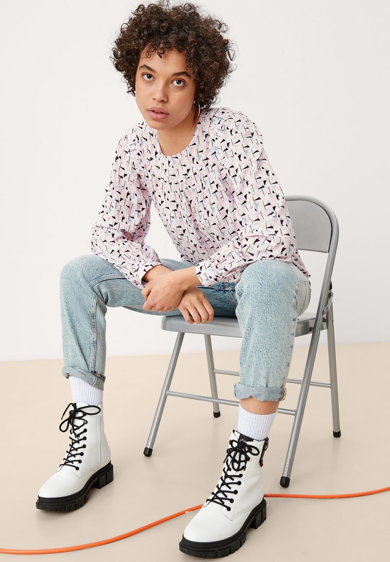 QS By S.Oliver Bluse - Light Pink Aop