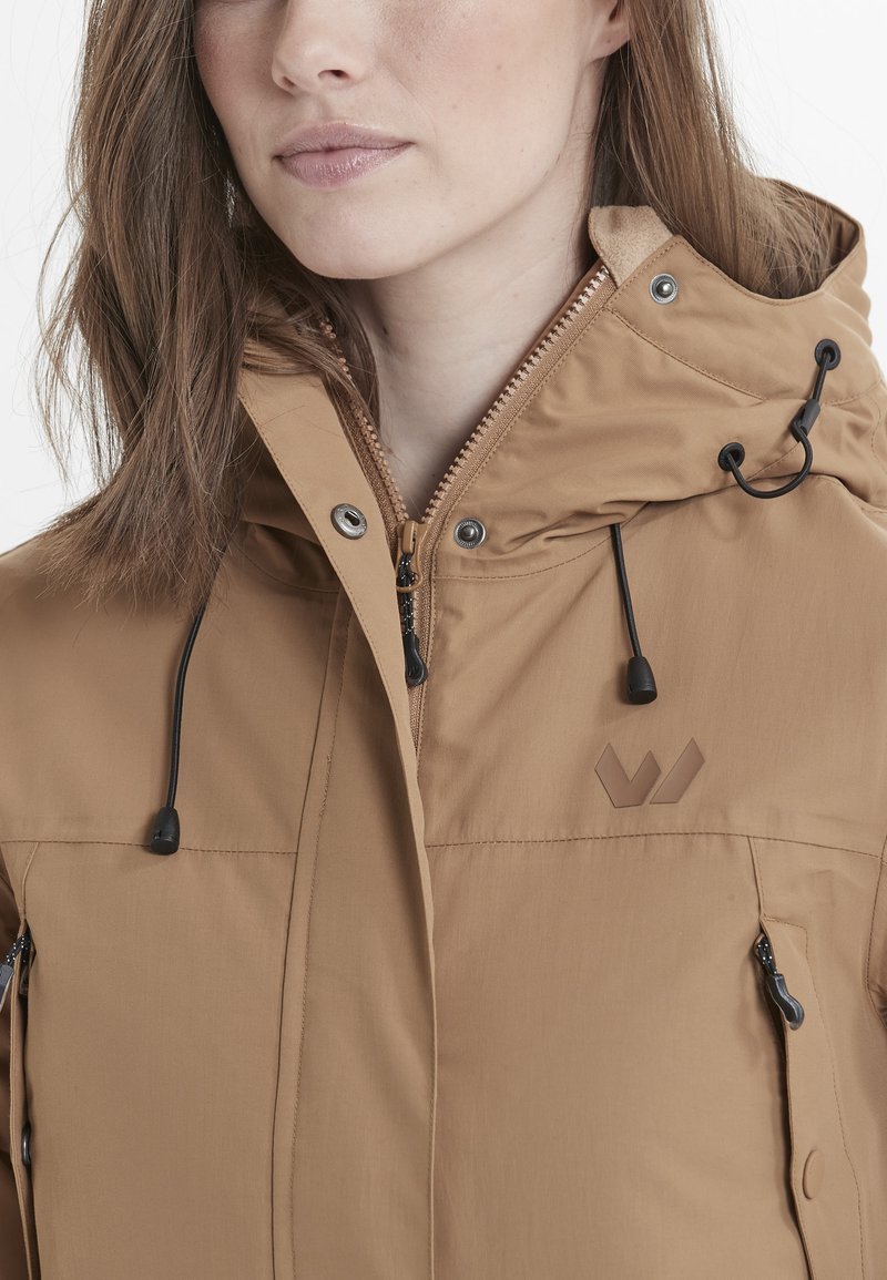 Whistler TIANA - Regenjacke / Wasserabweisende Jacke - Toasted Coconut