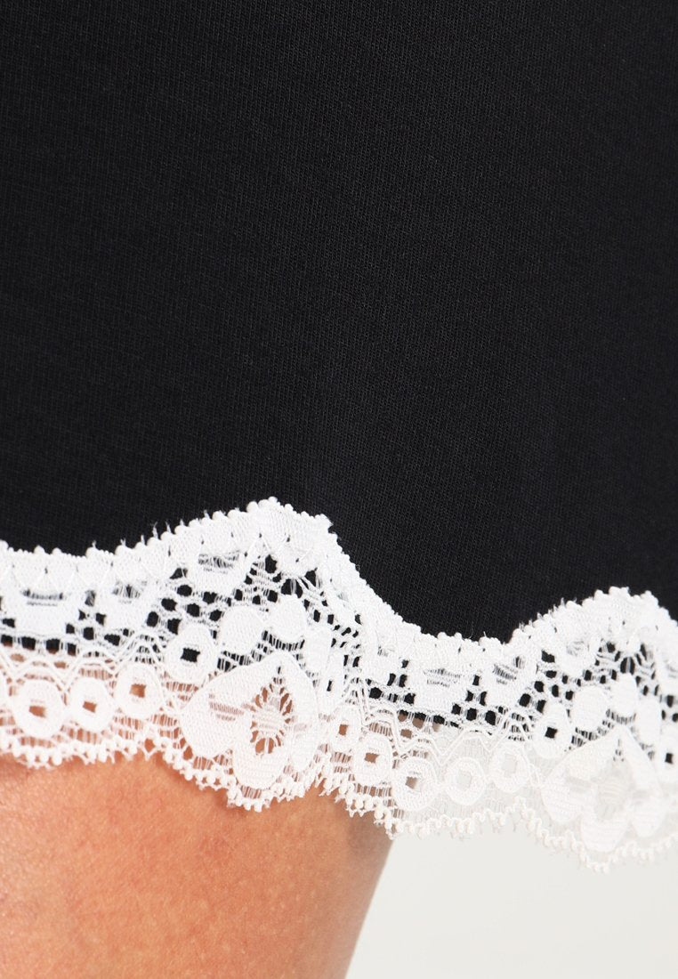 Anna Field HEIDI LONG SLEEVES VISCOSE NIGHTDRESS - Nachthemd - Black