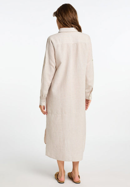  Blusenkleid - Beige