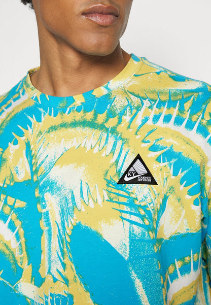 Nike Performance TEE MAX - T-Shirt Print - Blue Lightning