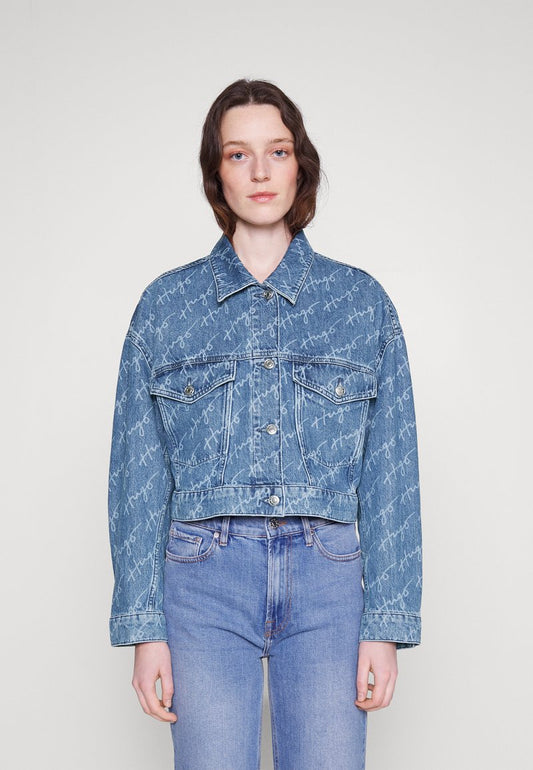Hugo GALENTINA - Jeansjacke - Bright Blue
