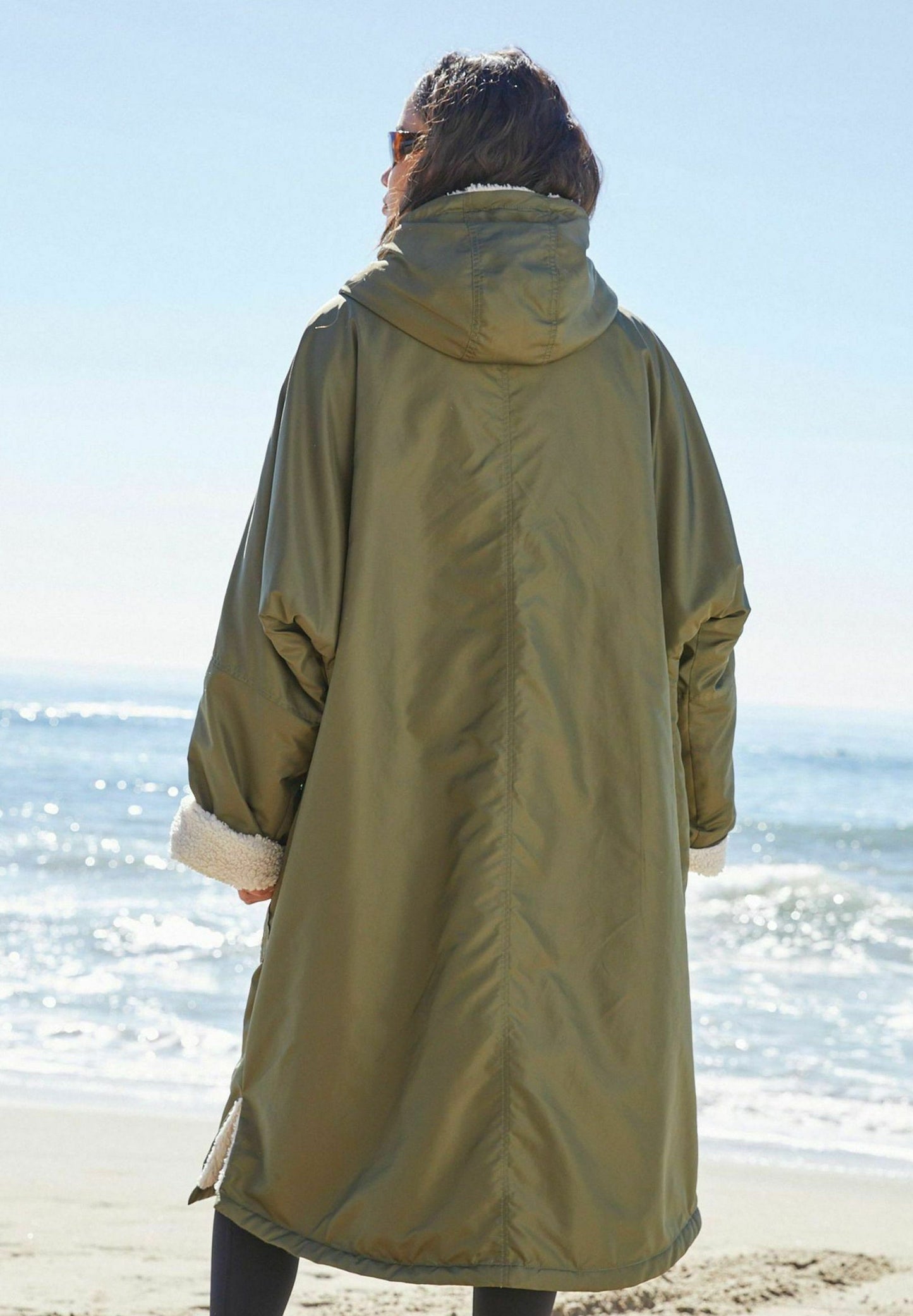 Next CHANGING ROBE - Winter Coat - Khaki Green