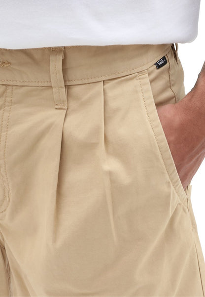Vans AUTHENTIC CHINO PLEATED LOOSE - Shorts - Medium Brown