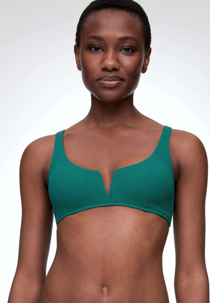 Oysho WITH NOTCH - Bikini-Top - Evergreen