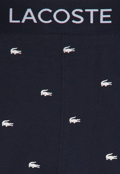 Lacoste Nachtwäsche Hose - Marine/blanc
