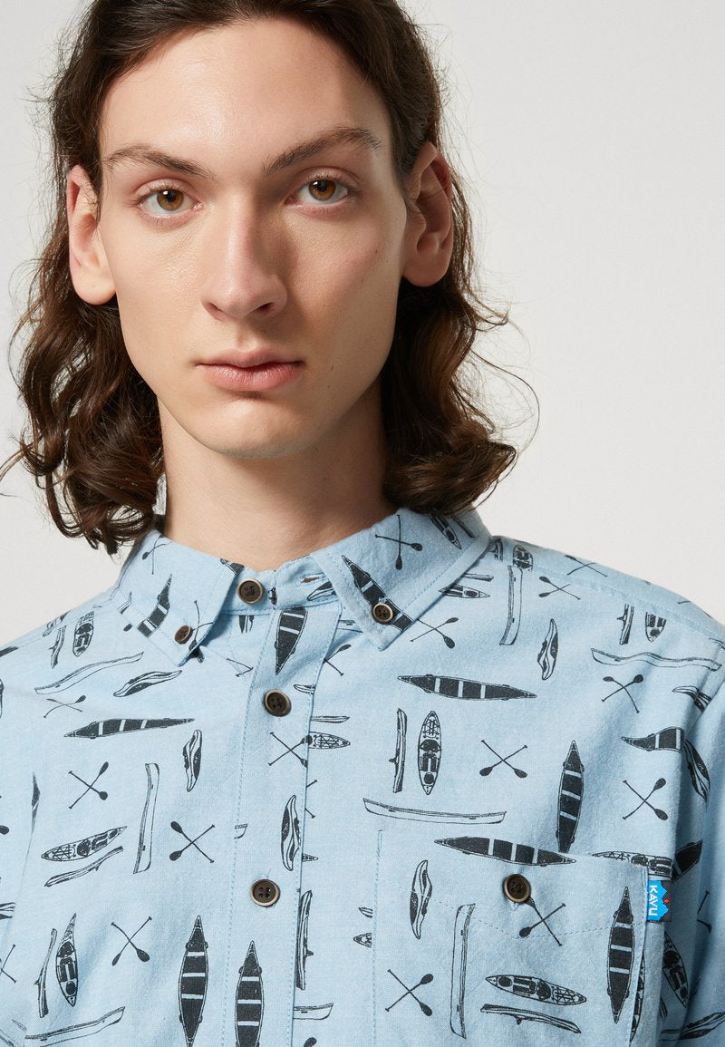 KAVU JUAN - Hemd - Light Blue
