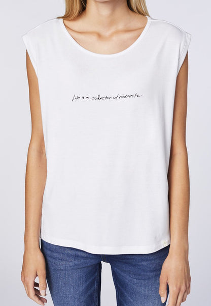 KOMFORT-PASSFORM - T-Shirt Print - White