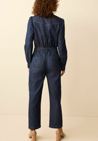 Next BUTTON THROUGH STANDARD - Jumpsuit - Blue