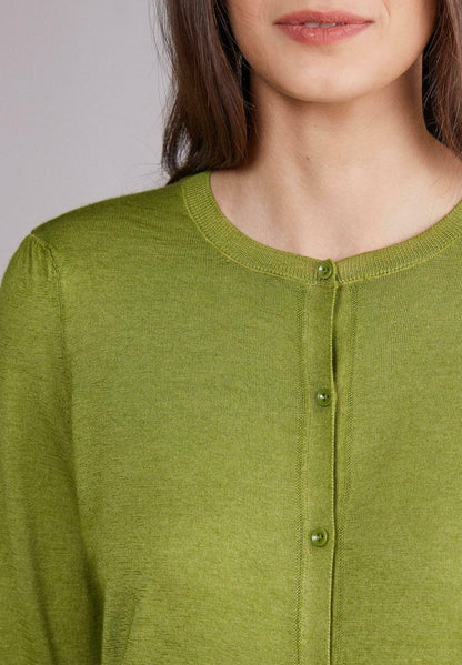  ULTRAFINE - Strickjacke - Verde Oliva Tc