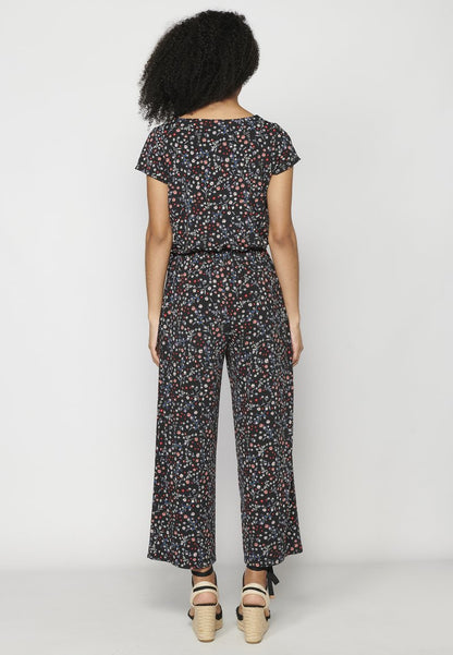 Koroshi SHORT SLEEVE - Jumpsuit - Black