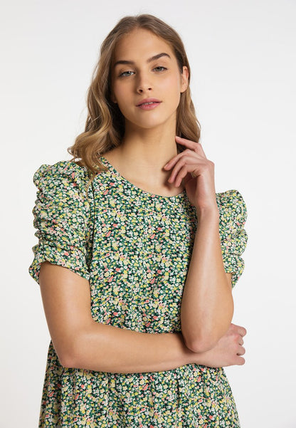  MYMO NOLIE - Freizeitkleid - Grün Mehrfarbig