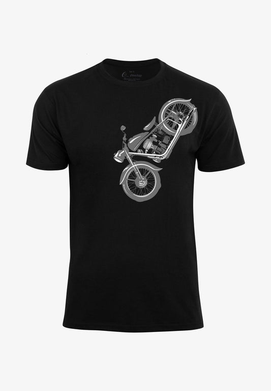  VINTAGE MOTORCYCLE - T-Shirt Print - Schwarz