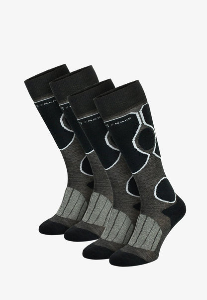  2 PACK FUNKTIONS - Kniestrümpfe - Schwarz/blau