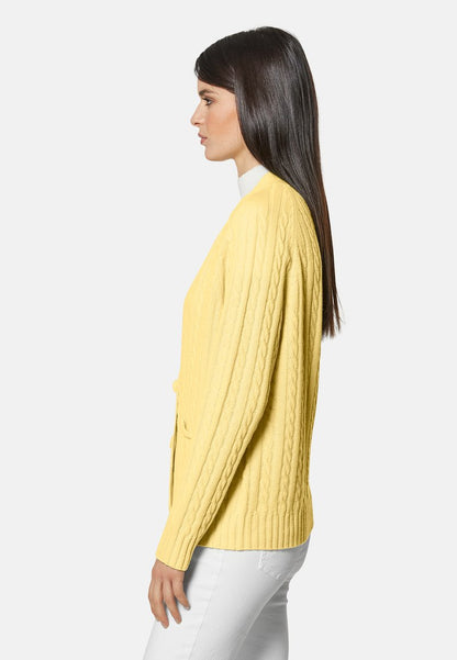  IN ANGESAGTEN FARBEN - Strickjacke - Vanille