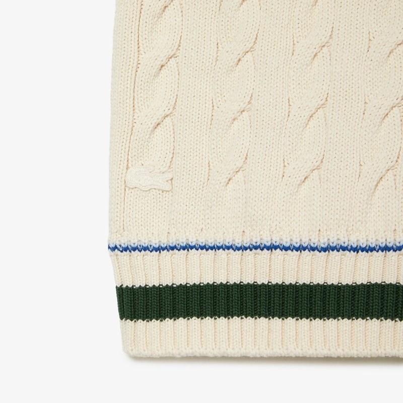 Lacoste R1T - Top - White/ Green/ Light Blue