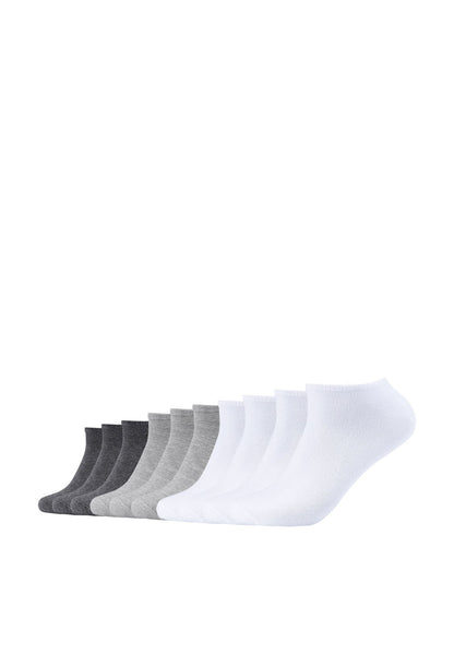 S.Oliver 10 PACK SNEAKER - Socks - Black