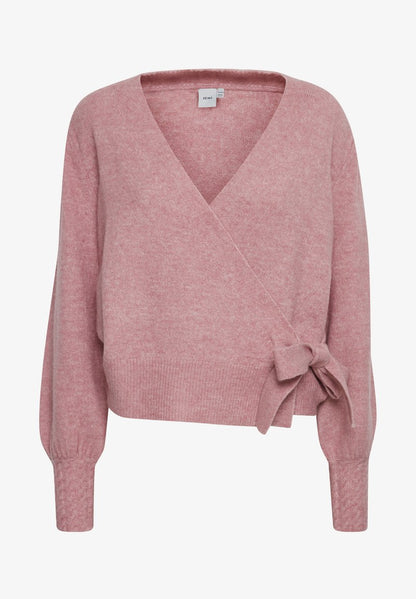 ICHI IHOLENE - Strickjacke - Pink Nectar