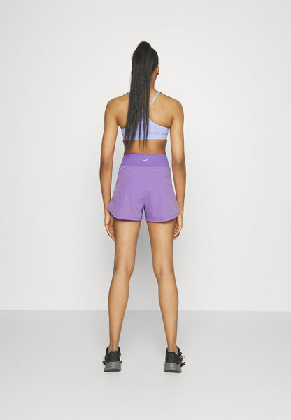 Nike Performance NIKE BLISS HIGH RISE 3IN SHORT - Kurze Sporthose - Space Purple