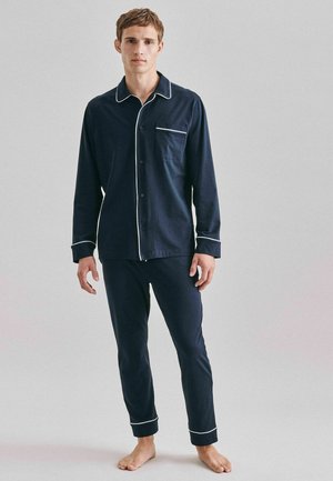 Seidensticker BASIC - Nachtwäsche Set - Navy Check