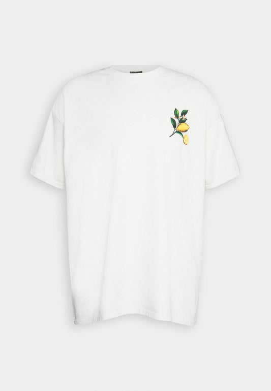 BDG Urban Outfitters LIMON UNISEX - T-Shirt Print - Ecru
