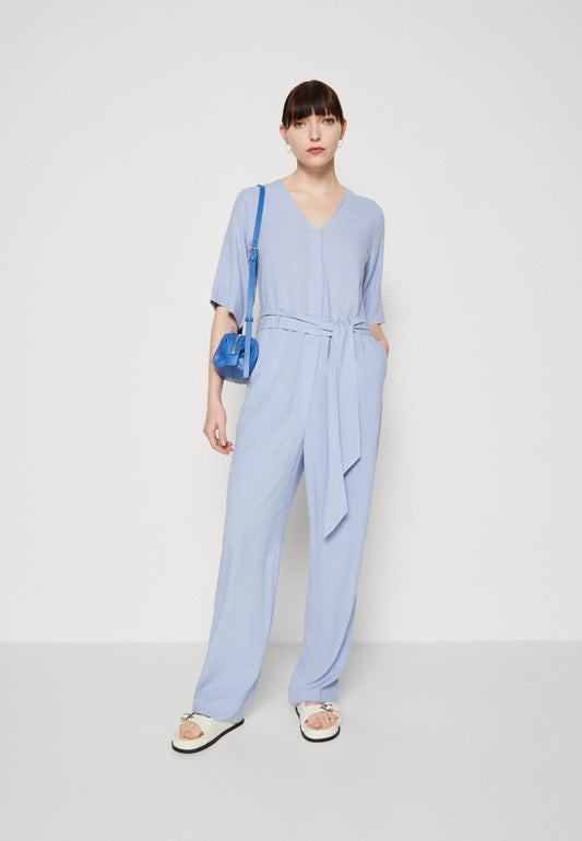 Selected Femme SLFVIVA LONG - Jumpsuit - Blue Heron