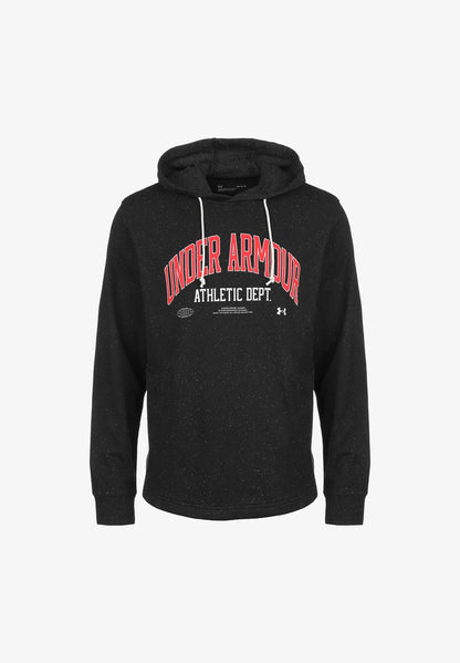 Under Armour RIVAL TRY ATHLETIC DEPT - Kapuzenpullover - Red Black
