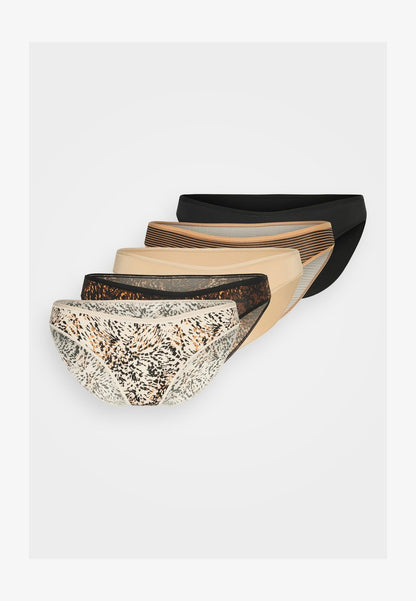 Marks & Spencer MINI 5 PACK - Slip - Brown Mix