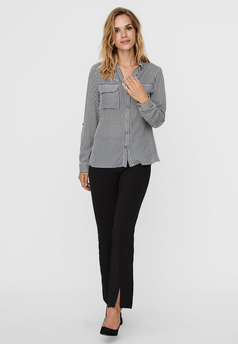 Vero Moda VMBUMPY - Hemdbluse - Snow White