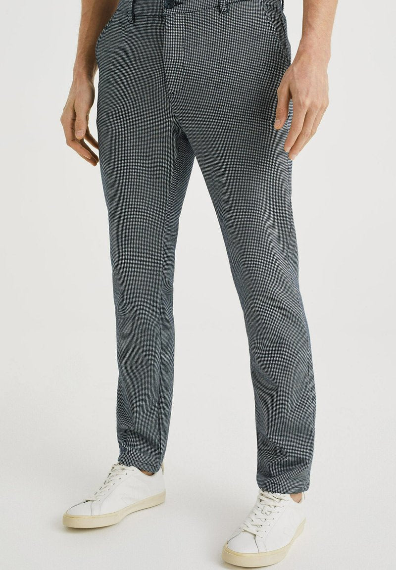WE FASHION SLIM FIT - Chino - Blue