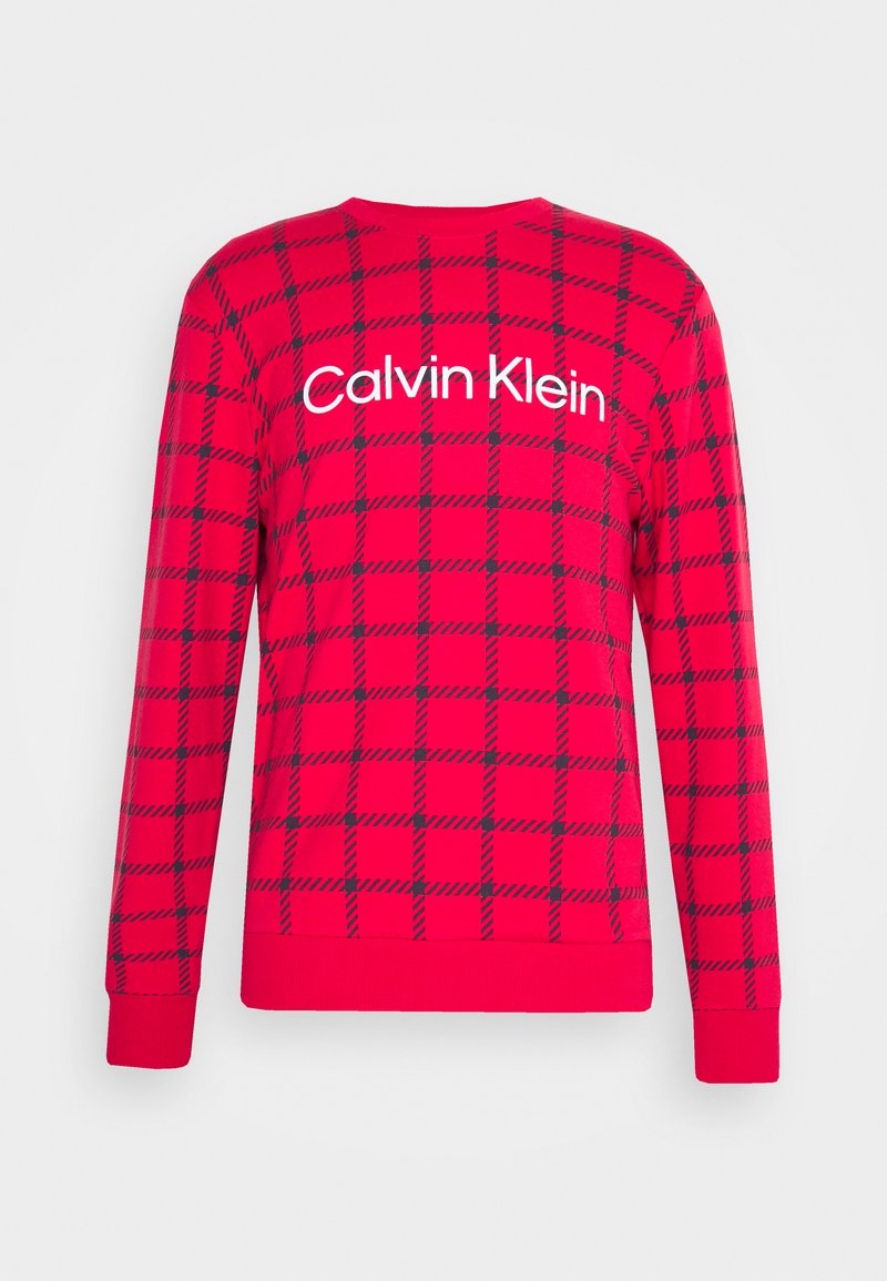 CALVIN KLEIN UNDERWEAR LOGO GRAPHIC LOUNGE - Nachtwäsche Shirt - Red
