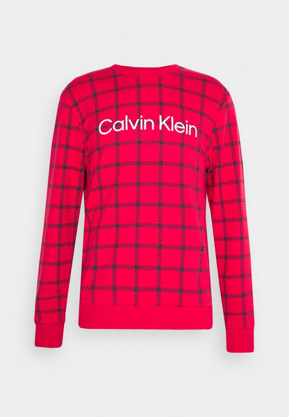 CALVIN KLEIN UNDERWEAR LOGO GRAPHIC LOUNGE - Nachtwäsche Shirt - Red