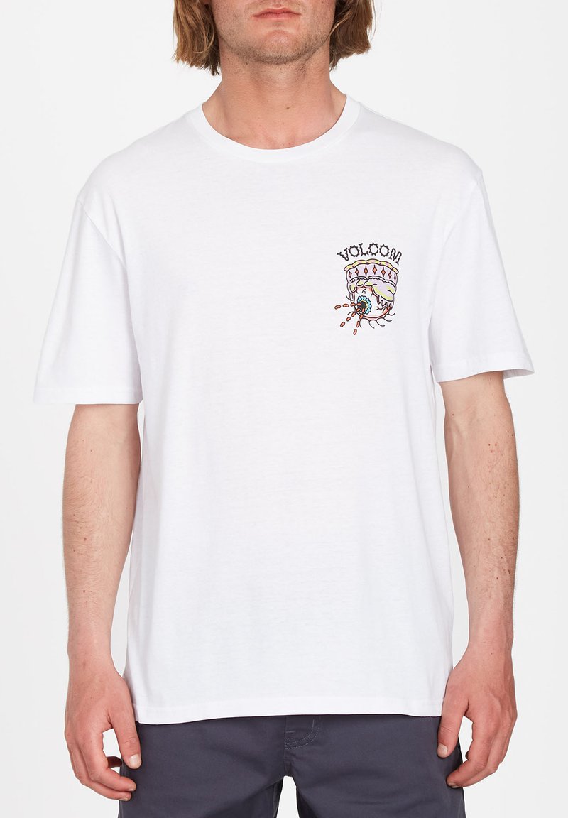 Volcom CONNECTED MINDS BSC SST - T-Shirt Print - White