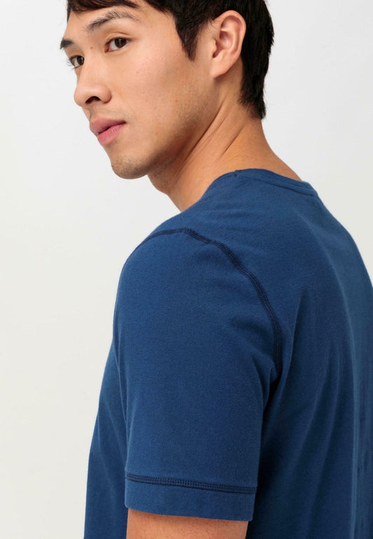  SCHLAF - Nachtwäsche Shirt - Sommerblau