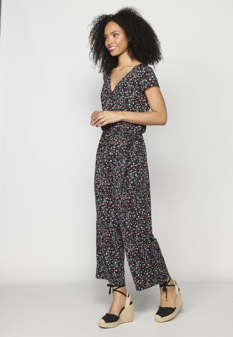 Koroshi SHORT SLEEVE - Jumpsuit - Black