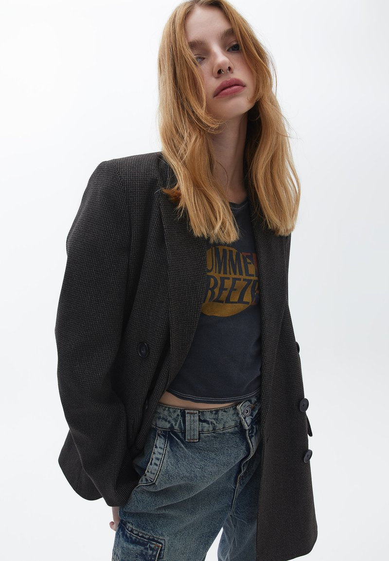  BOYFRIEND - Blazer - Dark Grey