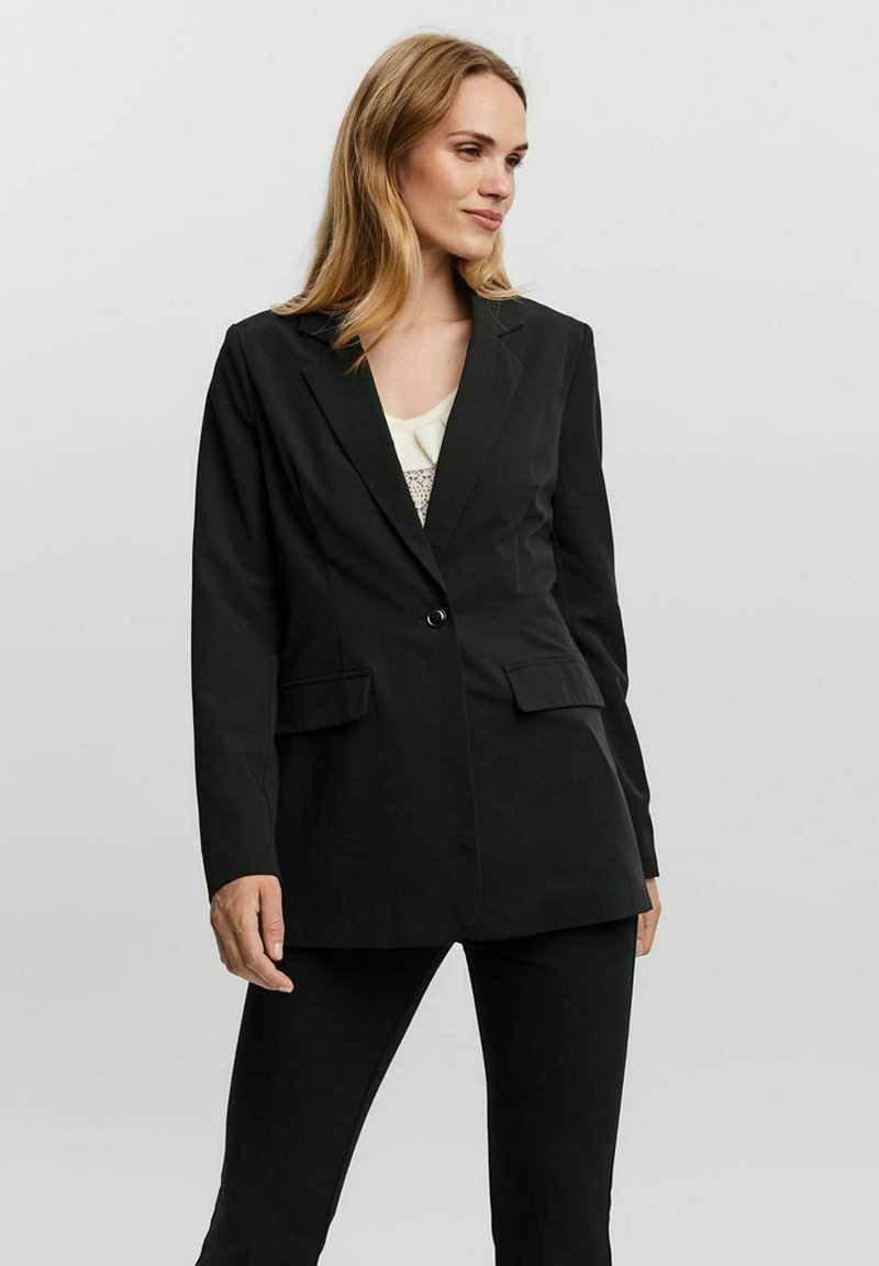 Vero Moda LANGÄRMELIG - Kurzmantel - Black
