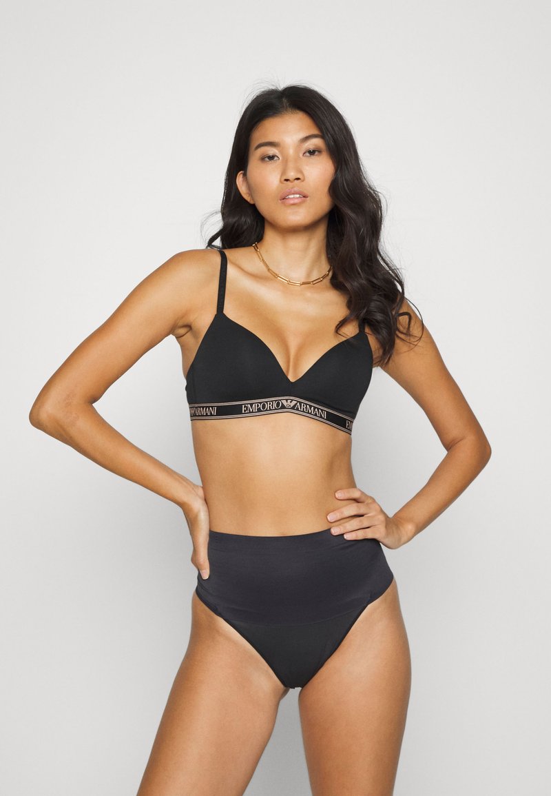 Maidenform COVER YOUR BASES THONG 2 PACK - String - Black