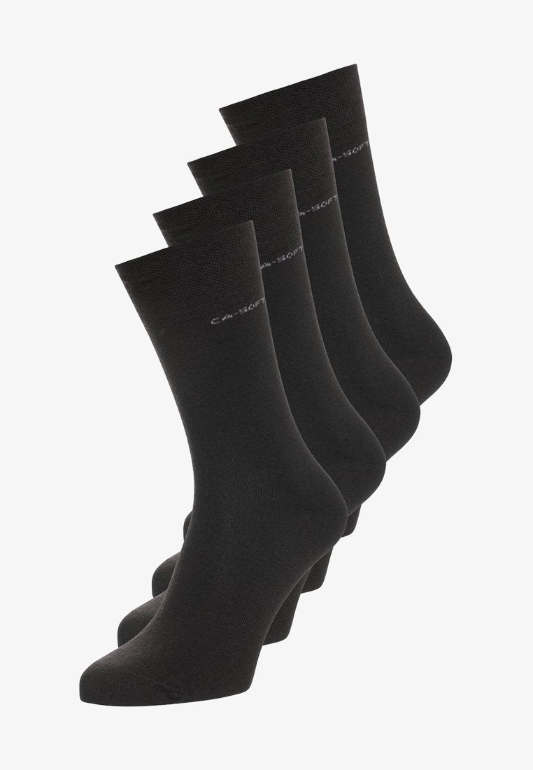 Camano SOFT WOOL 4 PACK - Socken - Light Grey/light Grey