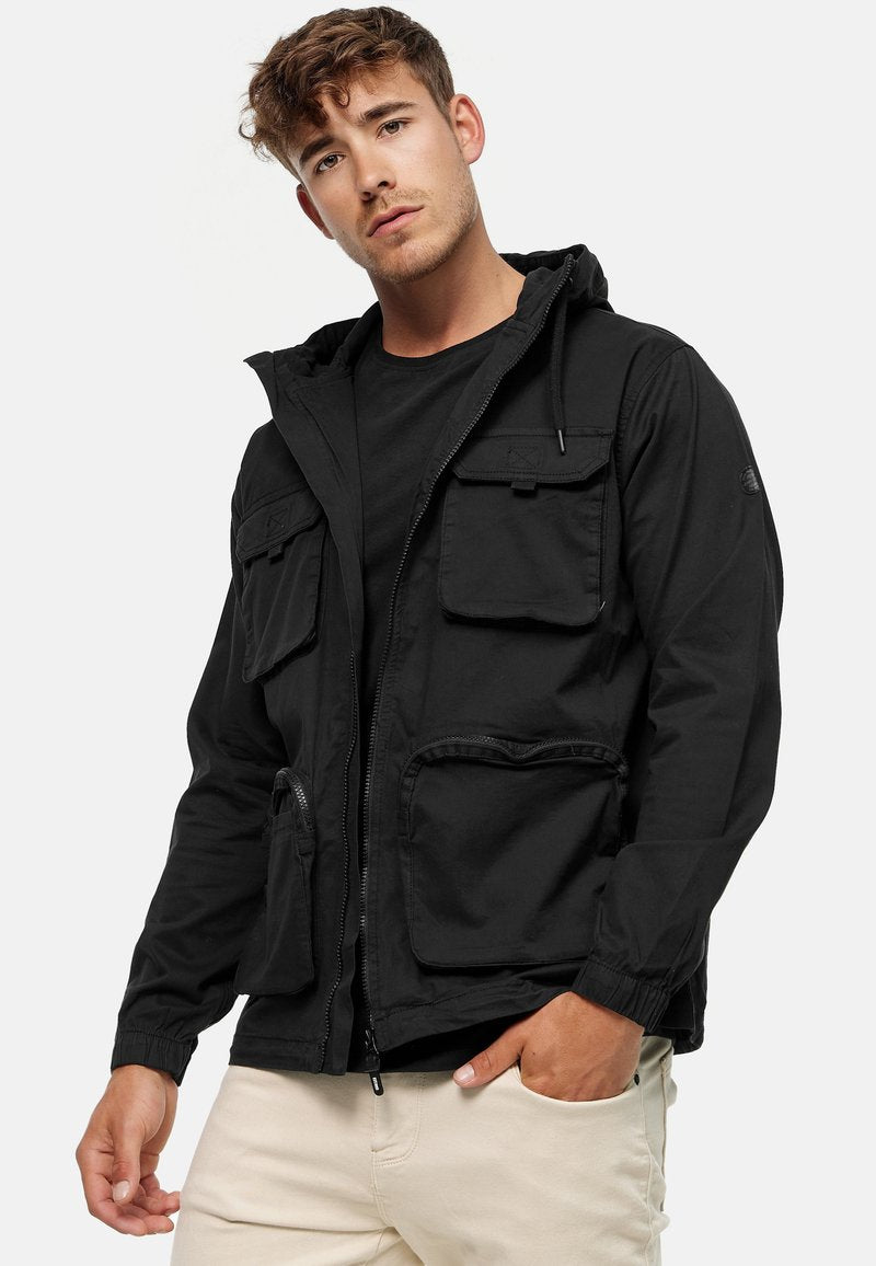 Indicode Jeans LORDSBURG - Übergangsjacke - Black