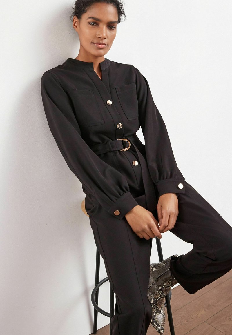 Next UTILITY STYLE BELTED - Jumpsuit - Black