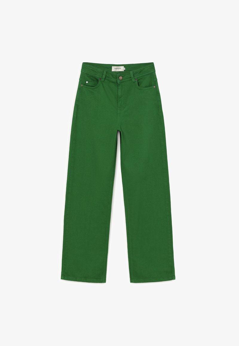 Thinking Mu THERESA - Jeans Straight Leg - Green