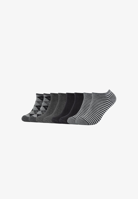 S.Oliver ONLINE ESSENTIALS PATTERNED 8PACK - Socken - Black