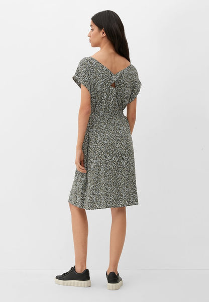 S.Oliver MIT BINDE-DETAIL - Freizeitkleid - Olivgrün