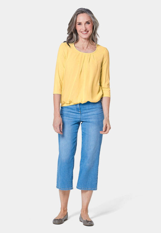 GOLDNER Bluse - Gelb