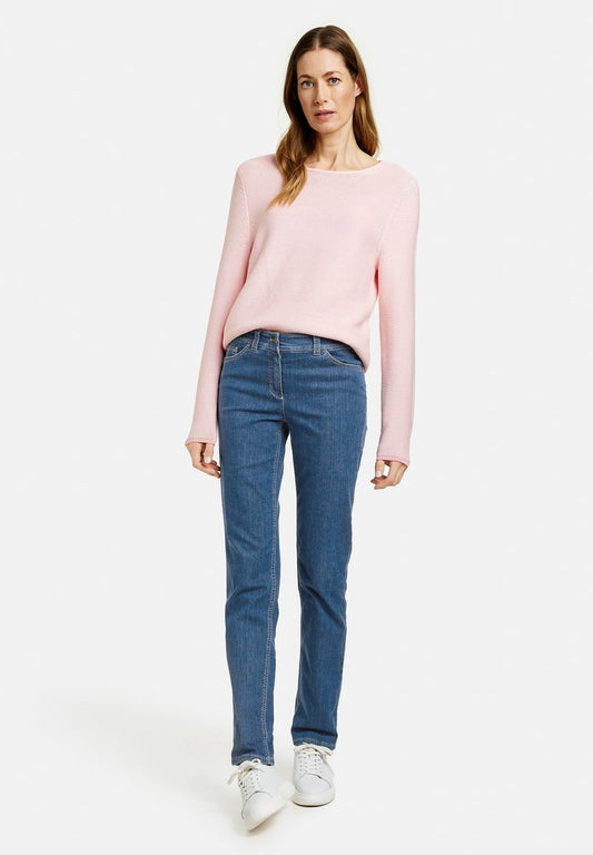 Gerry Weber LANG 5 POCKET BEST4ME - Jeans Slim Fit - Blue